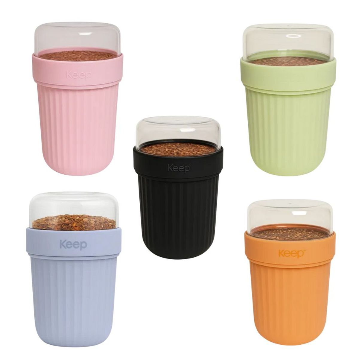 KEEP - Vaso Snack Negro 340ml Keep
