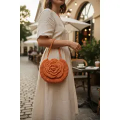 GENERICO - Bolso artesanal de crochet Modelo Maqui