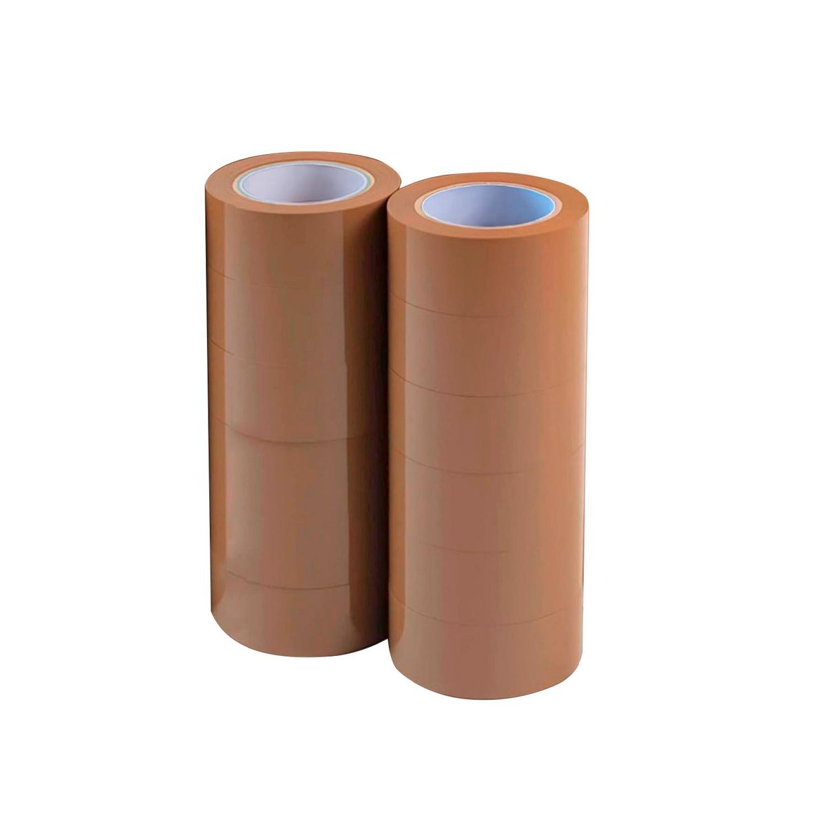 GENERICO - Cinta de Embalaje Café Silenciosa 48mm*100m - Pack Mayorista - 12 uds