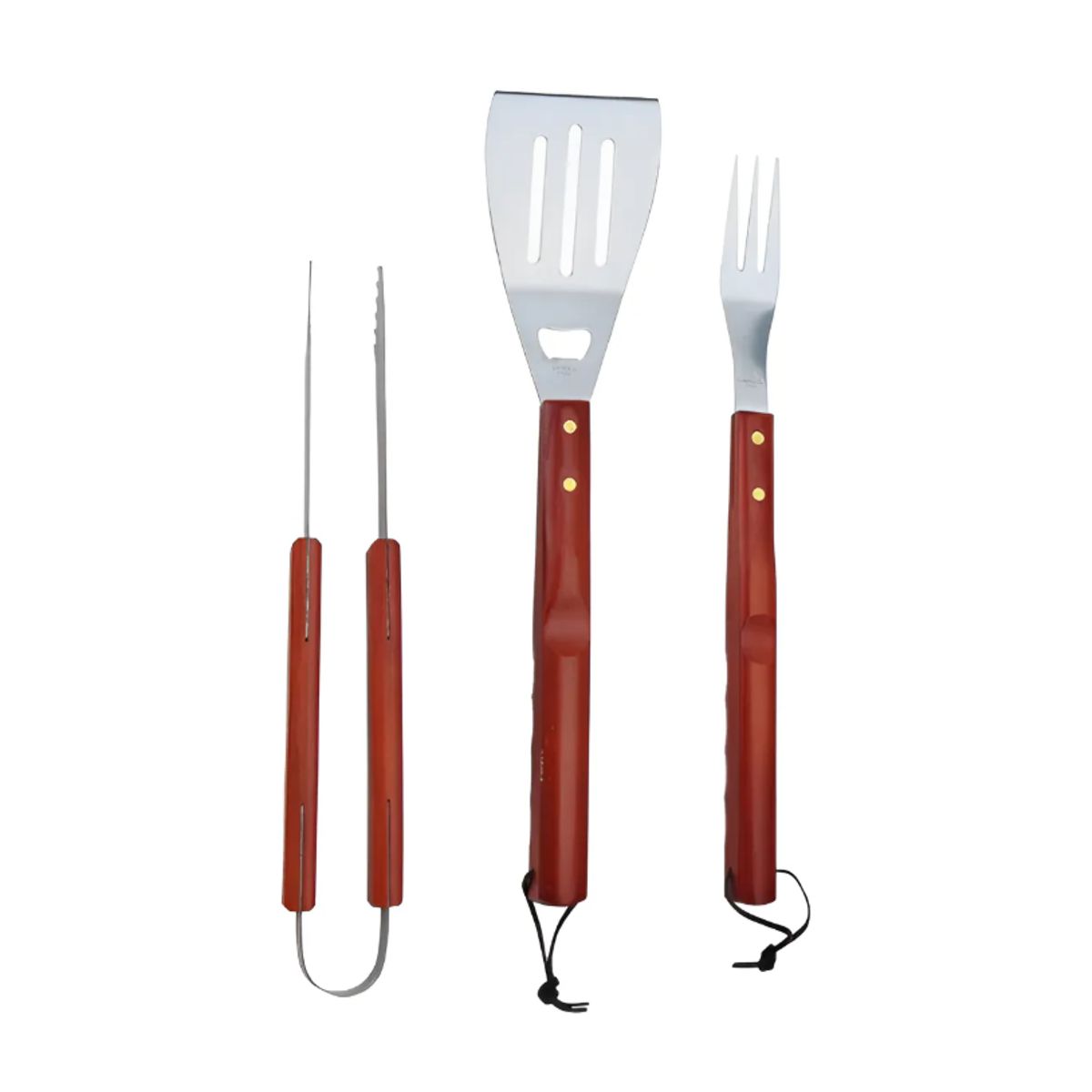 GENERICO - Set Parrillero Asado  Pack X3 Utensilio