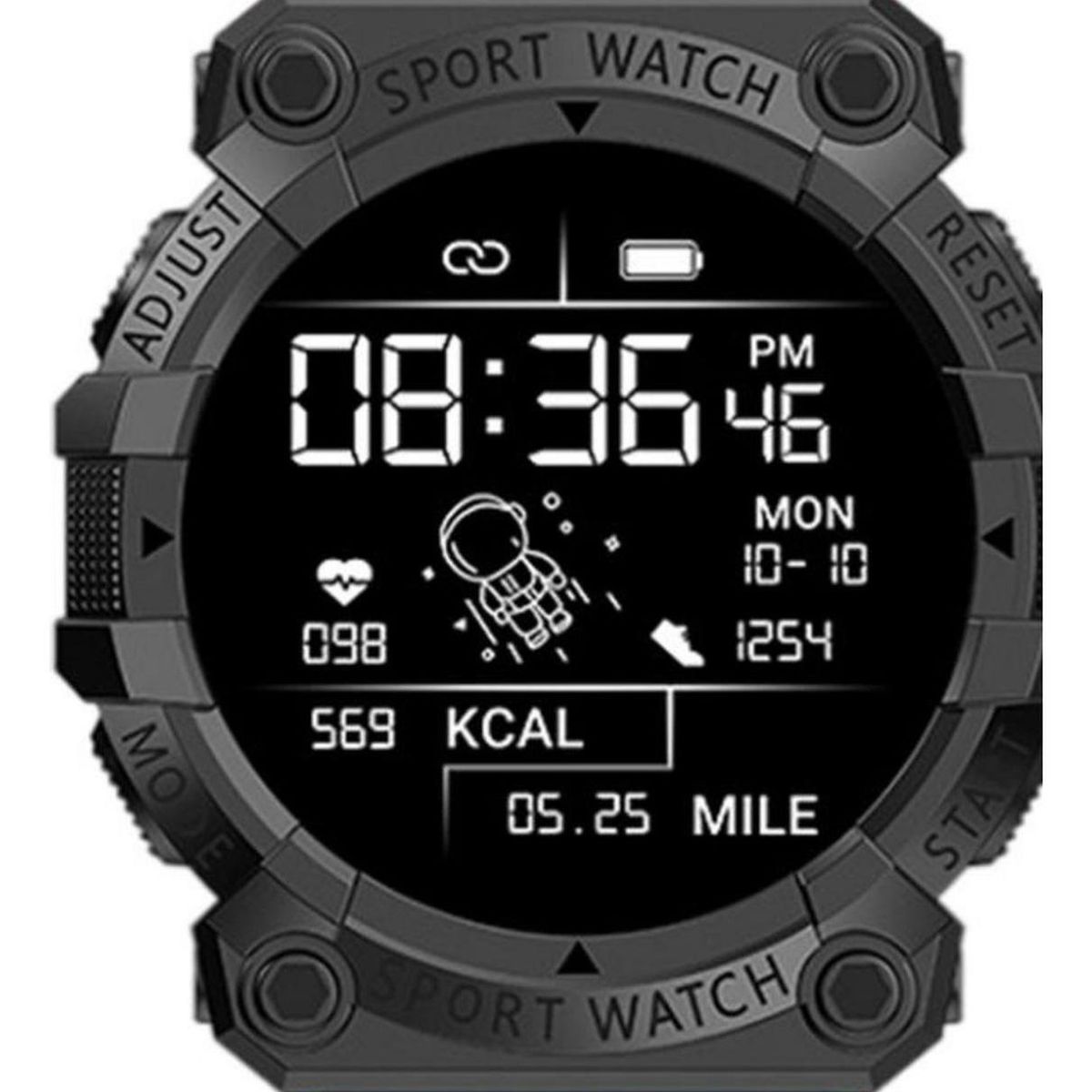 IMPORTCLICK - Reloj Smart Band Carga USB Deportivo Rojo