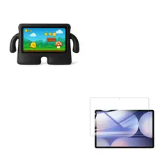 JOIGO - Carcasa Niños AntiGolpe EV Para Tab Samsung A11 Plus lami Negro