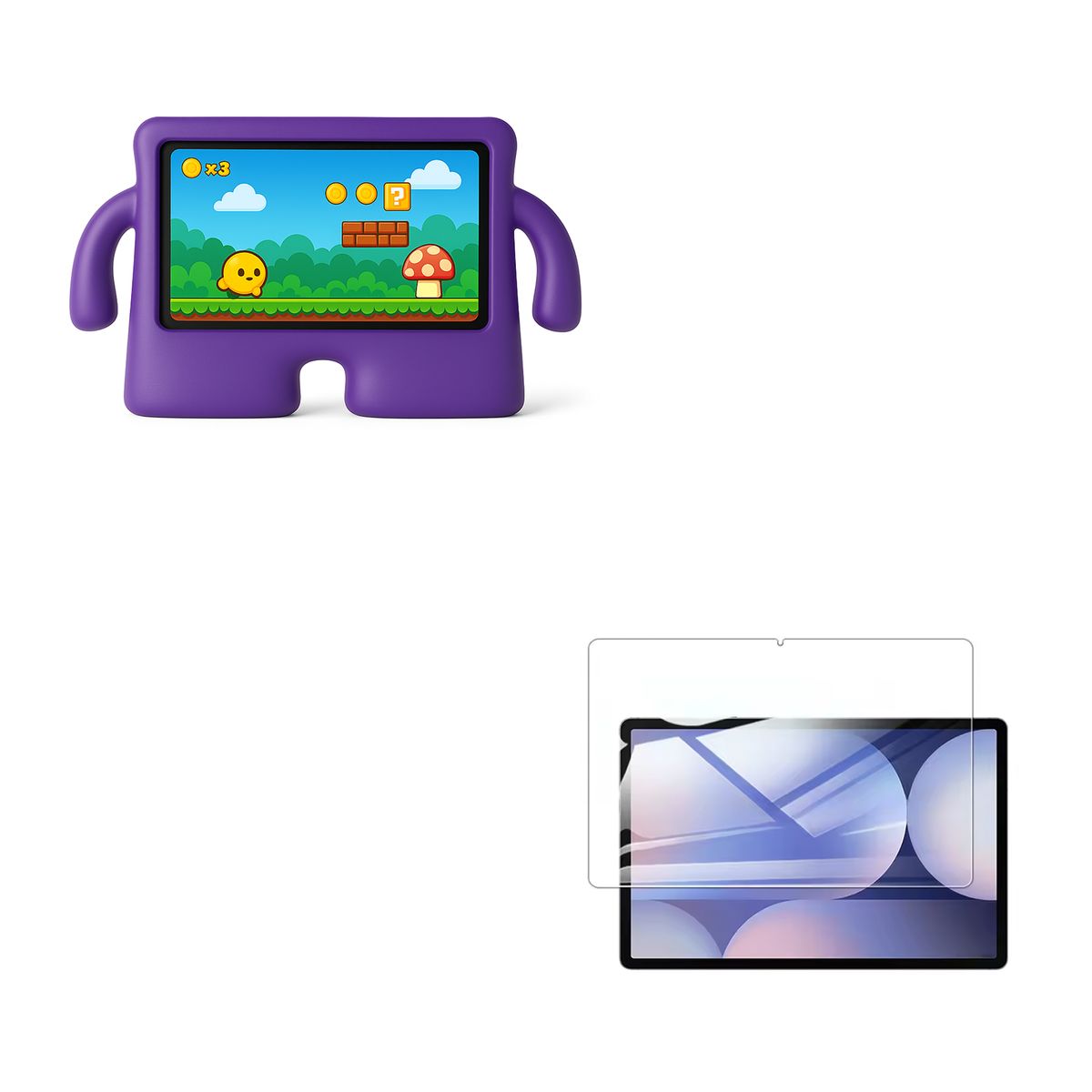 JOIGO - Carcasa Niños AntiGolpe EV Para Tab Samsung A11 Plus lami Morado