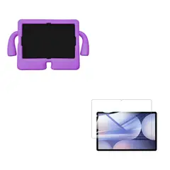 GENERICO - Carcasa Niños AntiGolpe EV Compatible Con Tab Samsung A11 Plus lami Morado