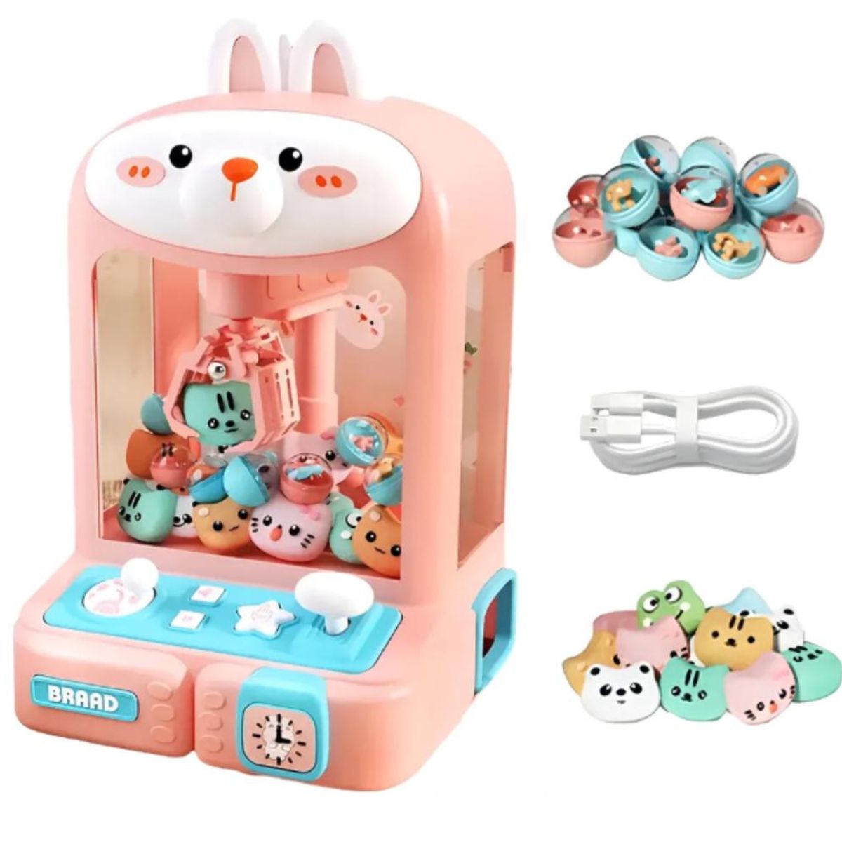 GENERICO - MIni máquina de garra infantil con sonido y luces