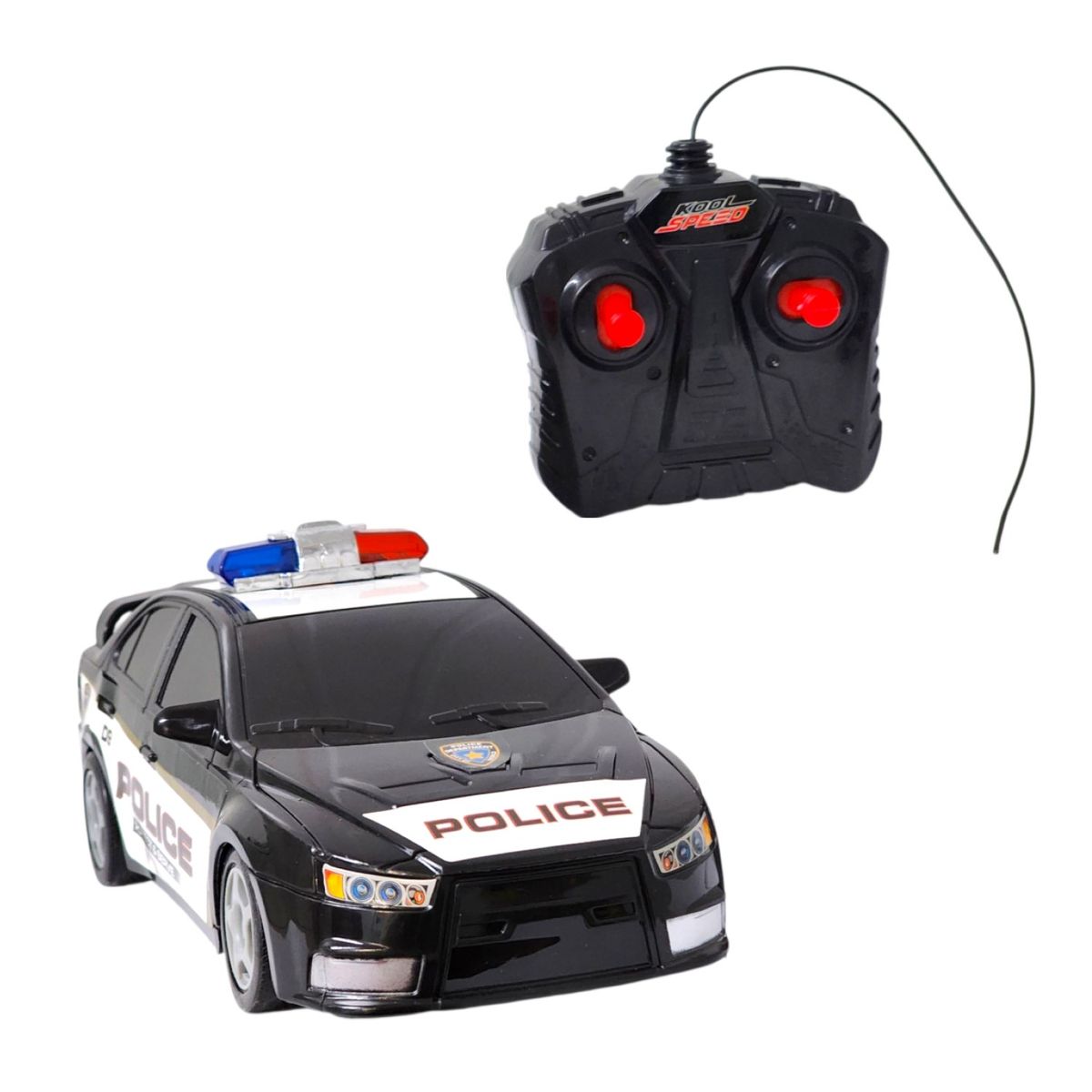 DBLUE - Juguete Patrulla Policía Radio Control RC Esc 120 DBG1690