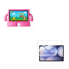 JOIGO - Carcasa Niños AntiGolpe EV Para Tab Samsung A11 Plus lami Fucsia