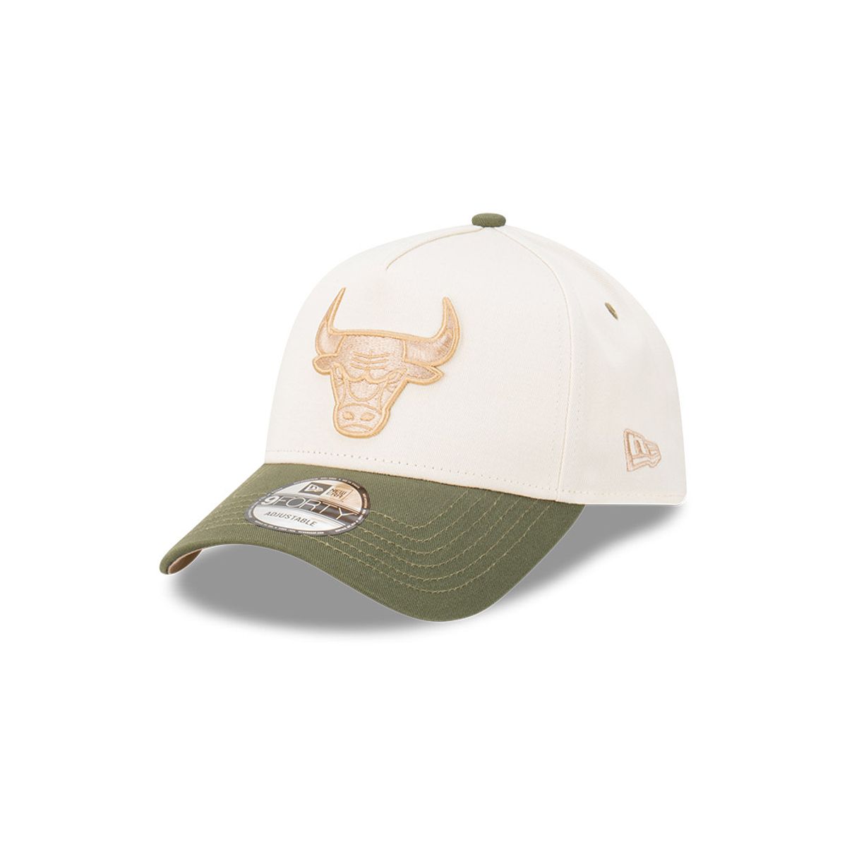 NEW ERA - Gorra 9Forty Chicago Bulls Winecork Olive Light Beige