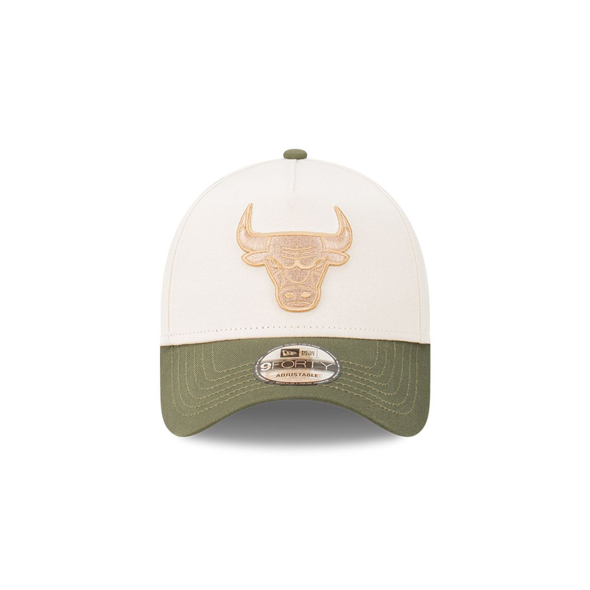 NEW ERA - Gorra 9Forty Chicago Bulls Winecork Olive Light Beige