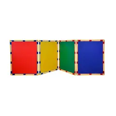 SDFIT - Set De 4 Paneles Grandes Infantiles Colores Play Panel Multicolor
