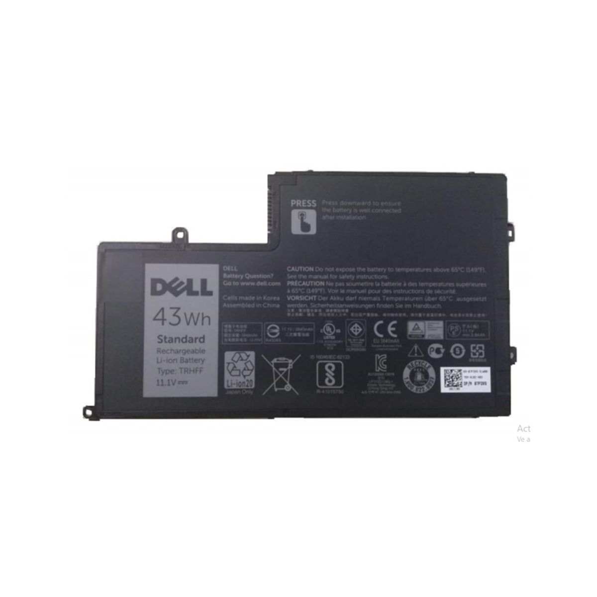 DELL - BATERIA DELL INSPIRON 15-i5547-3750sLV 15-5547 Maple 3C PARTE TRHFF