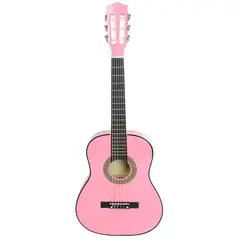 HENDRIX - Guitarra Clasica De Niño 30 Pulgadas Funda Rosa