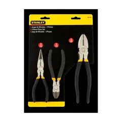 STANLEY - Juego de Alicates Mixtos - 3 Piezas