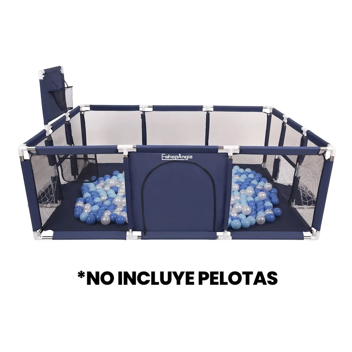 ESHOPANGIE - Corral Seguridad Bebes Con Aro De Basket 180cm Sin Pelotas