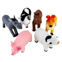 GENERICO - SET ANIMALES DE LA GRANJA JUMBO 6 UNIDADES