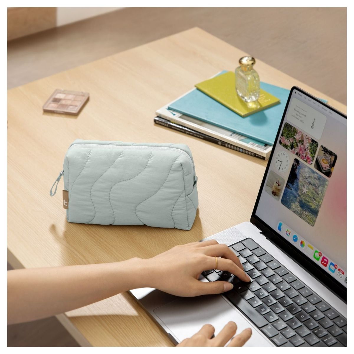 TOMTOC - Tomtoc Organizador Terra-A27 para Accesorios Electrónicos Celeste