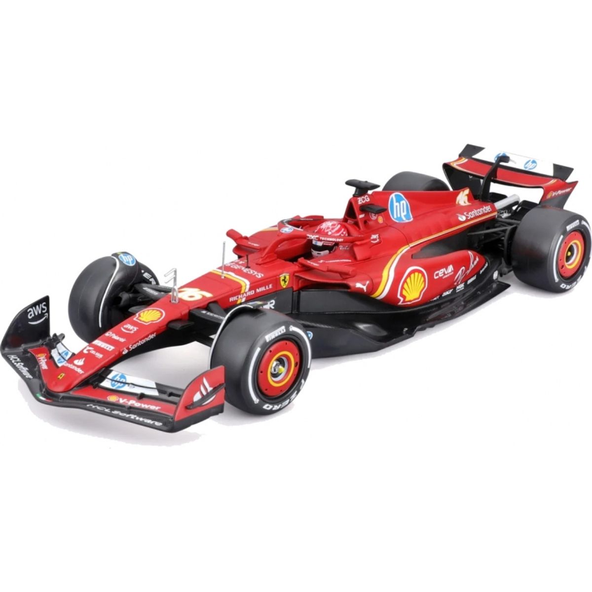 BBURAGO - BURAGO 26821 1-24 SFR FERRARI SF - 24  2024  W  HELMET