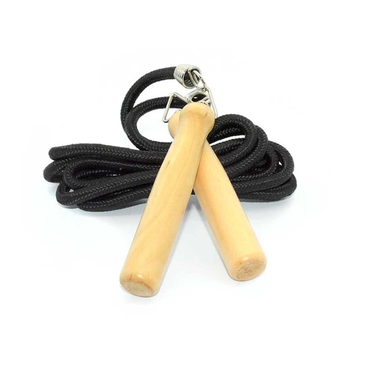 GENERICO - CUERDA DE SALTO MANGOS DE MADERA