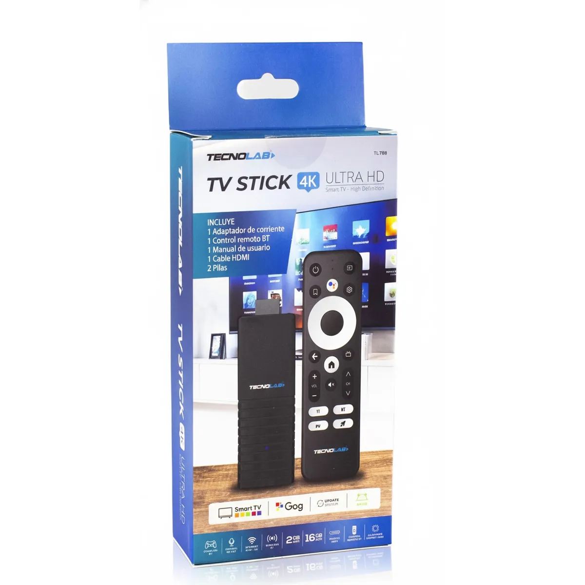 TECNOLAB - TV Stick Tecnolab Ultra HD 4K HDMI TL708PLUS