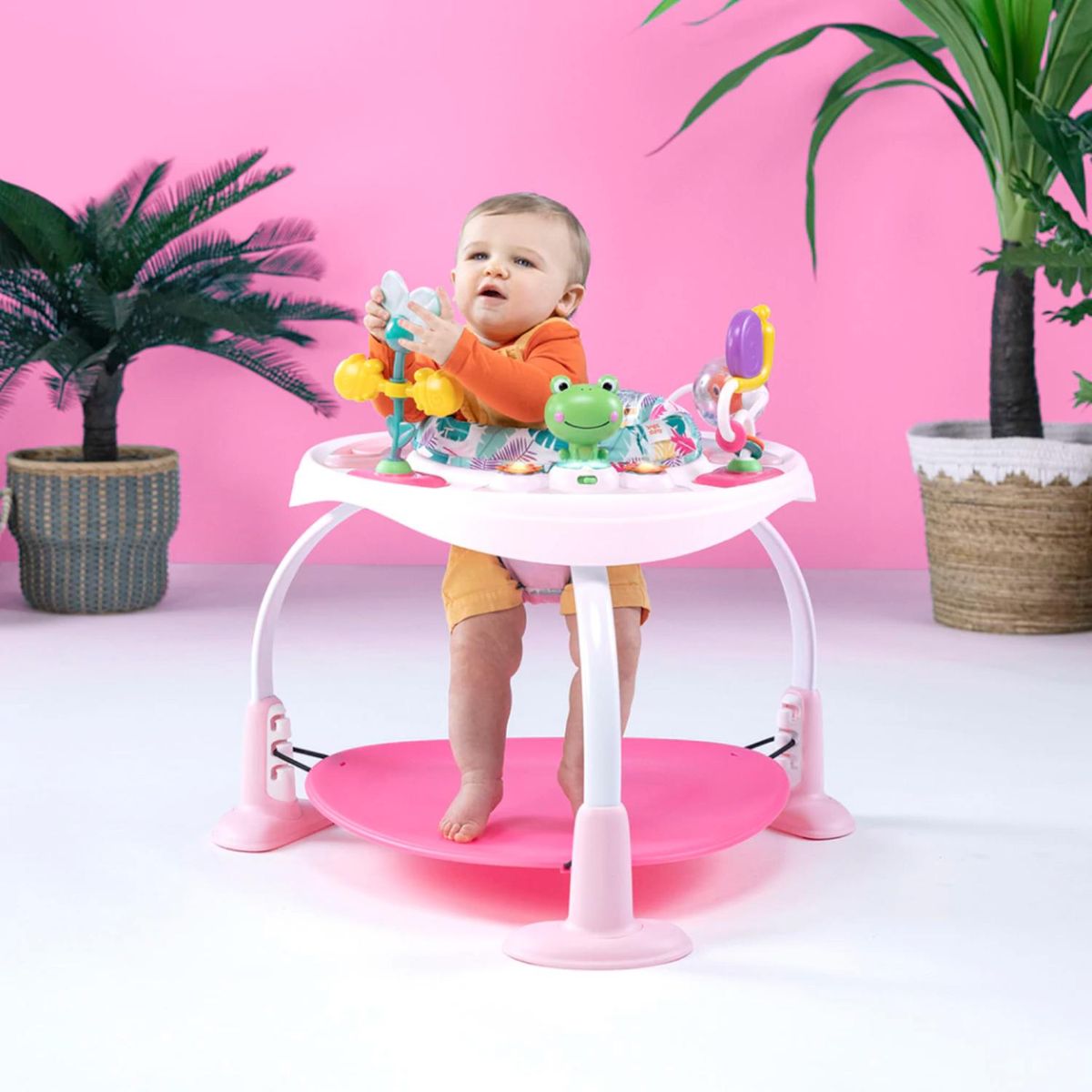 BRIGHT STARTS - Centro de Actividades 2 en 1 Playful Palm Bright Starts