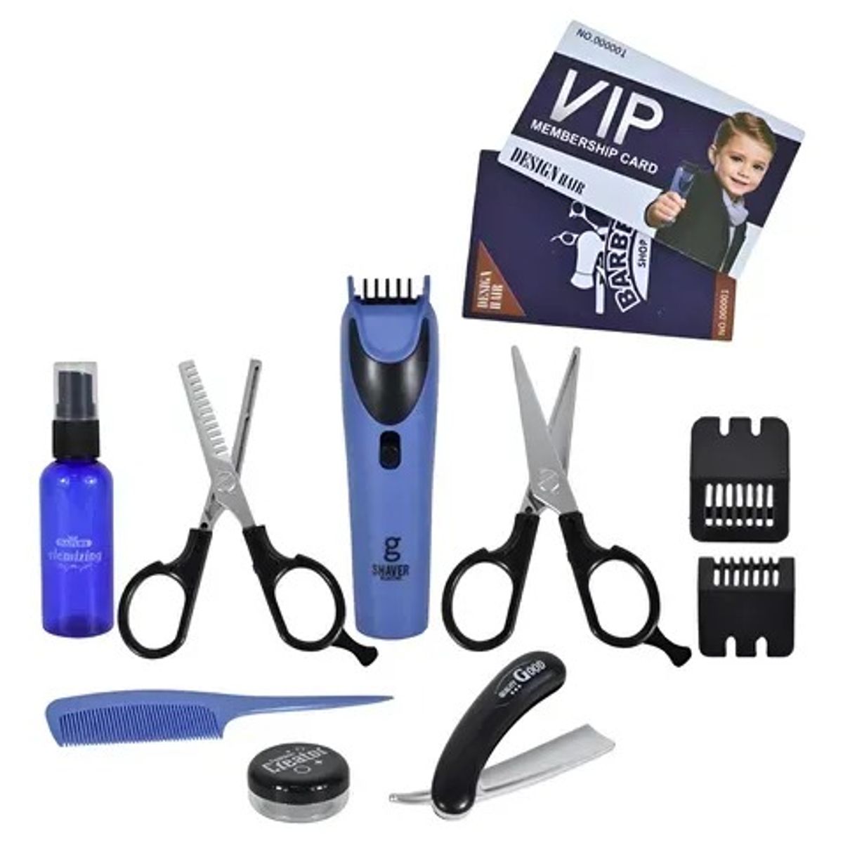 GENERICO - Set De Peluqueria Juego Barbero Juguete Niños Niñas