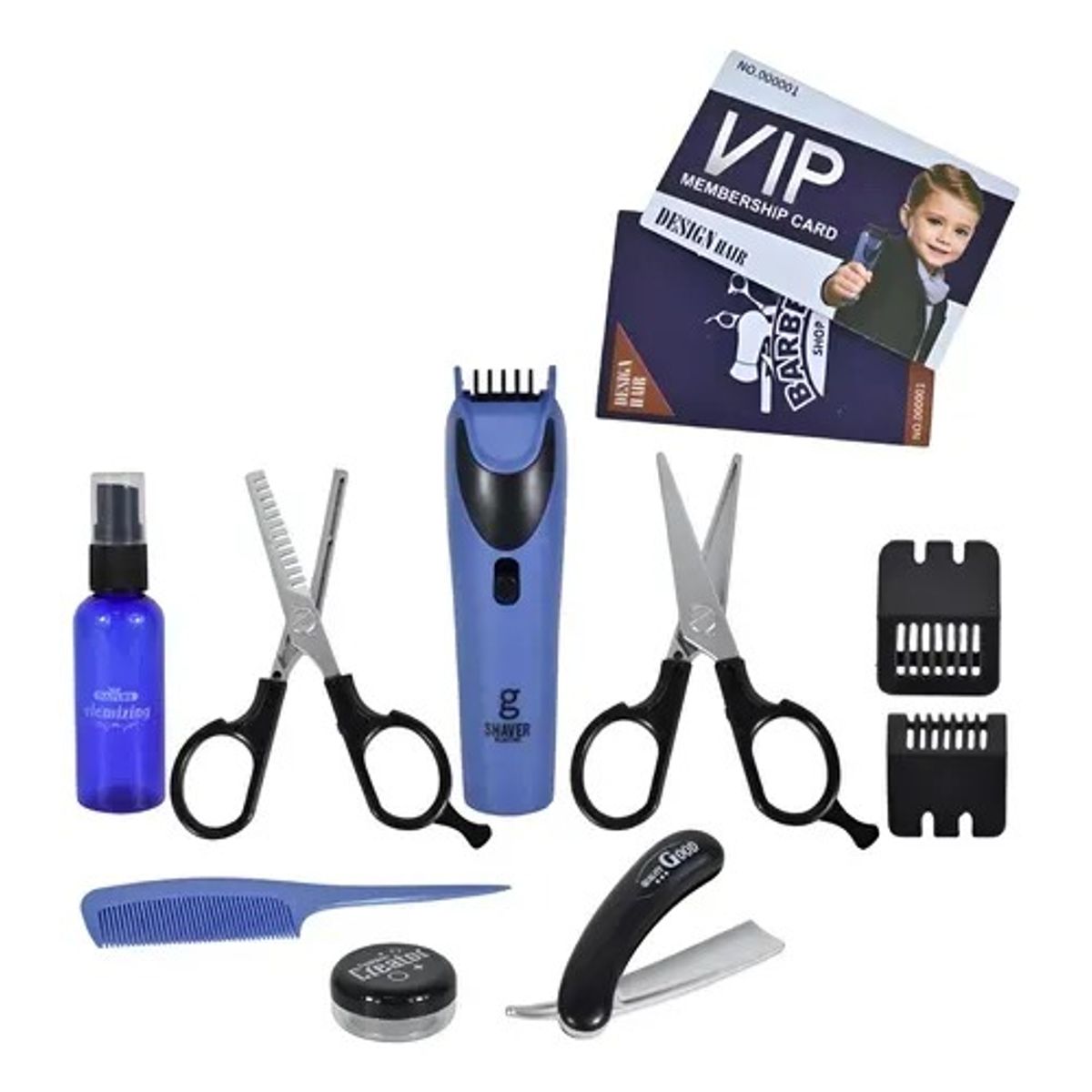 GENERICO - Set De Peluqueria Juego Barbero Juguete Niños Niñas