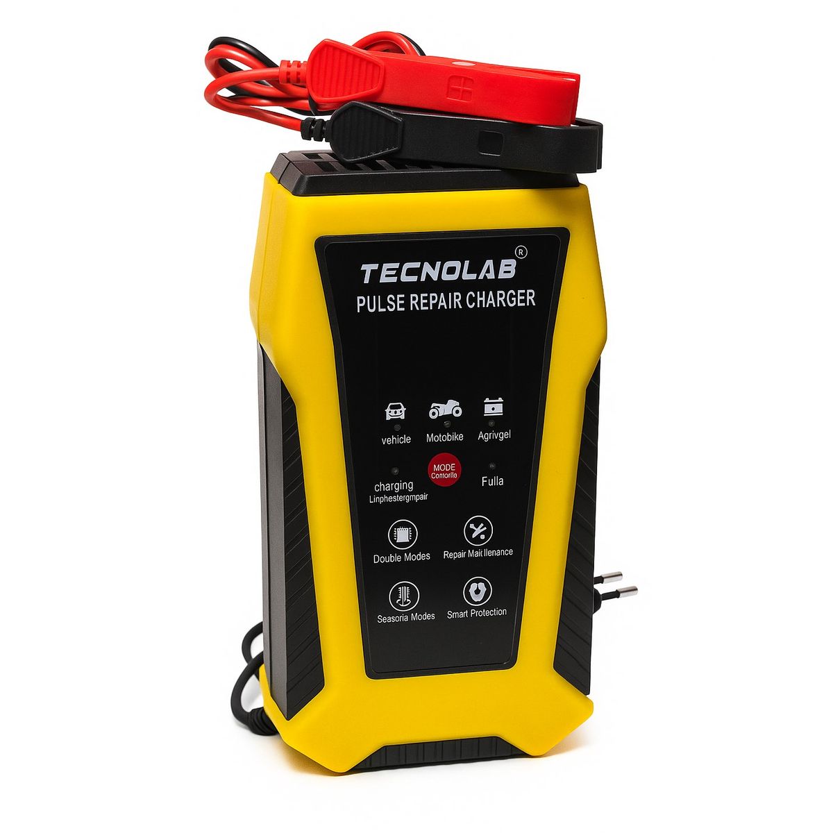TECNOLAB - Cargador Baterías Tecnolab Autos y Motos 12v TL723