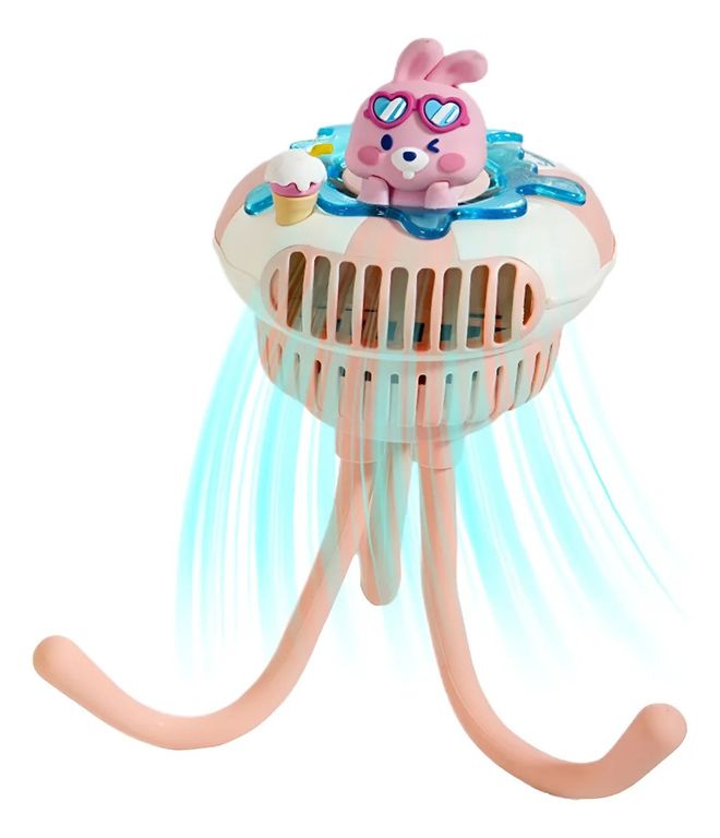 GENERICO Mini Ventilador Usb Portátil Recargable Coche Bebes Paseo
