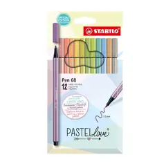 STABILO - Set 12 Pastel Love pen 68