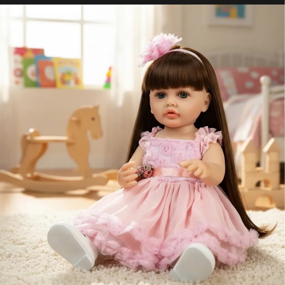 GENERICO - MUÑECA REBORN SILICONA 55CM