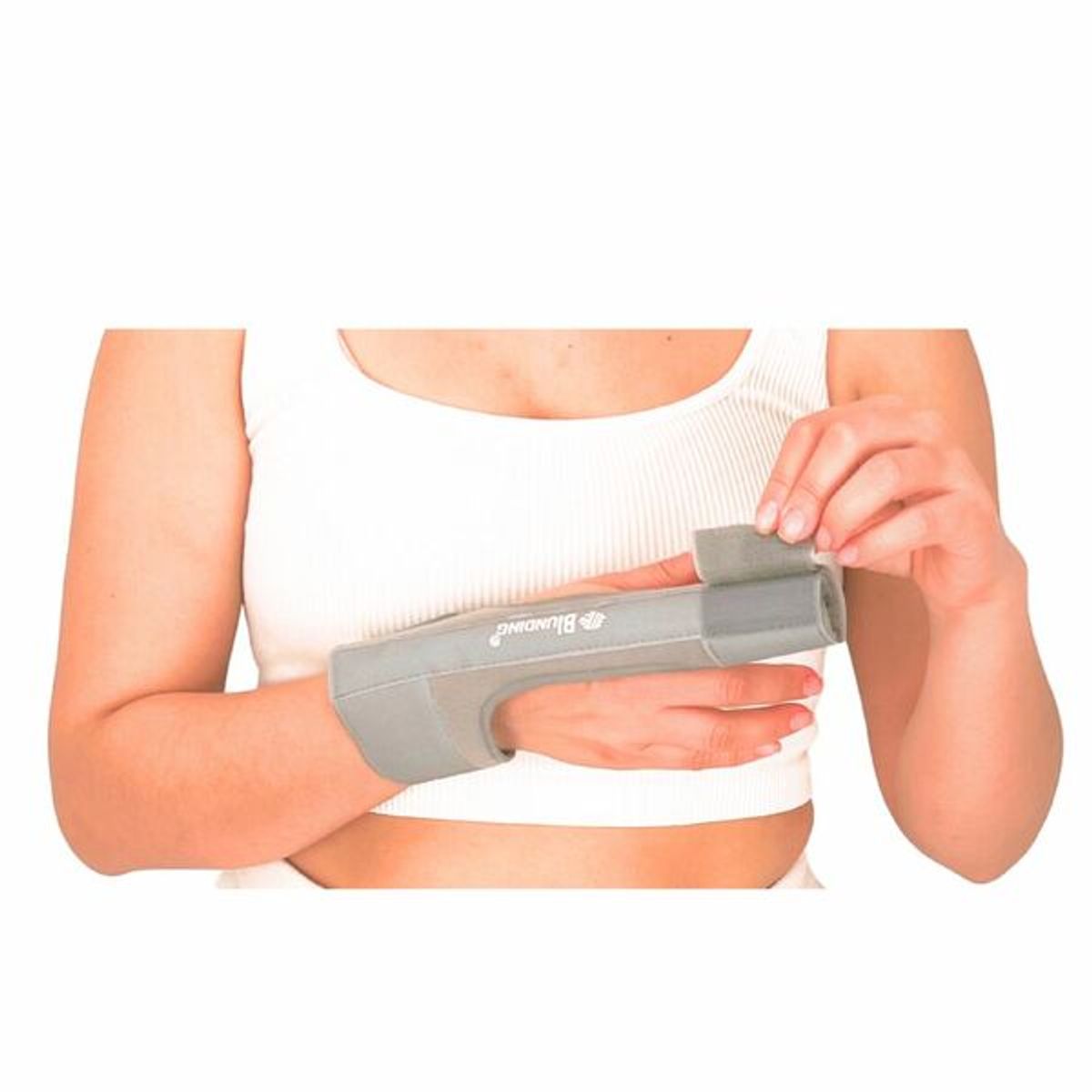 BLUNDING - Inmovilizador de Dedo Adulto Blunding  Férula Ajustable con Velcro Talla M