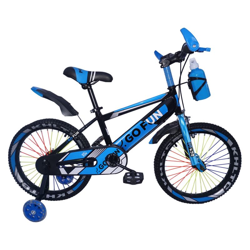 GO FUN - Bicicleta Infantil Aro 14 Azul