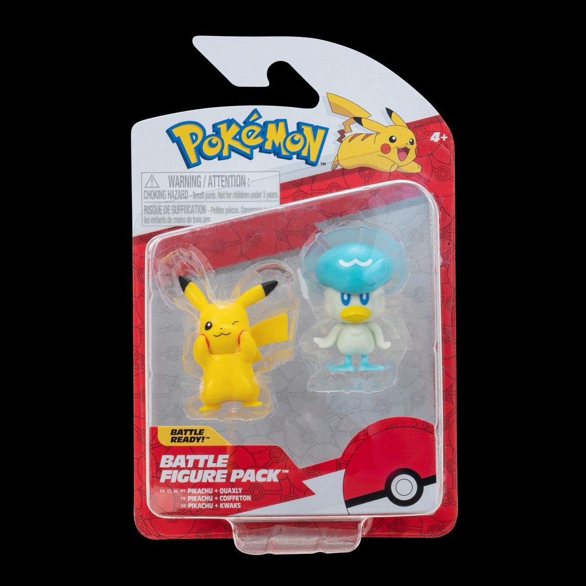 POKEMON - Pack Figuras De Quaxly Y Pikachu Pokemon