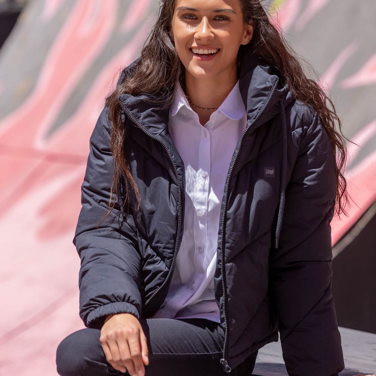 MAUI AND SONS - Parka Escolar Soluna Azul Mujer Maui and sons