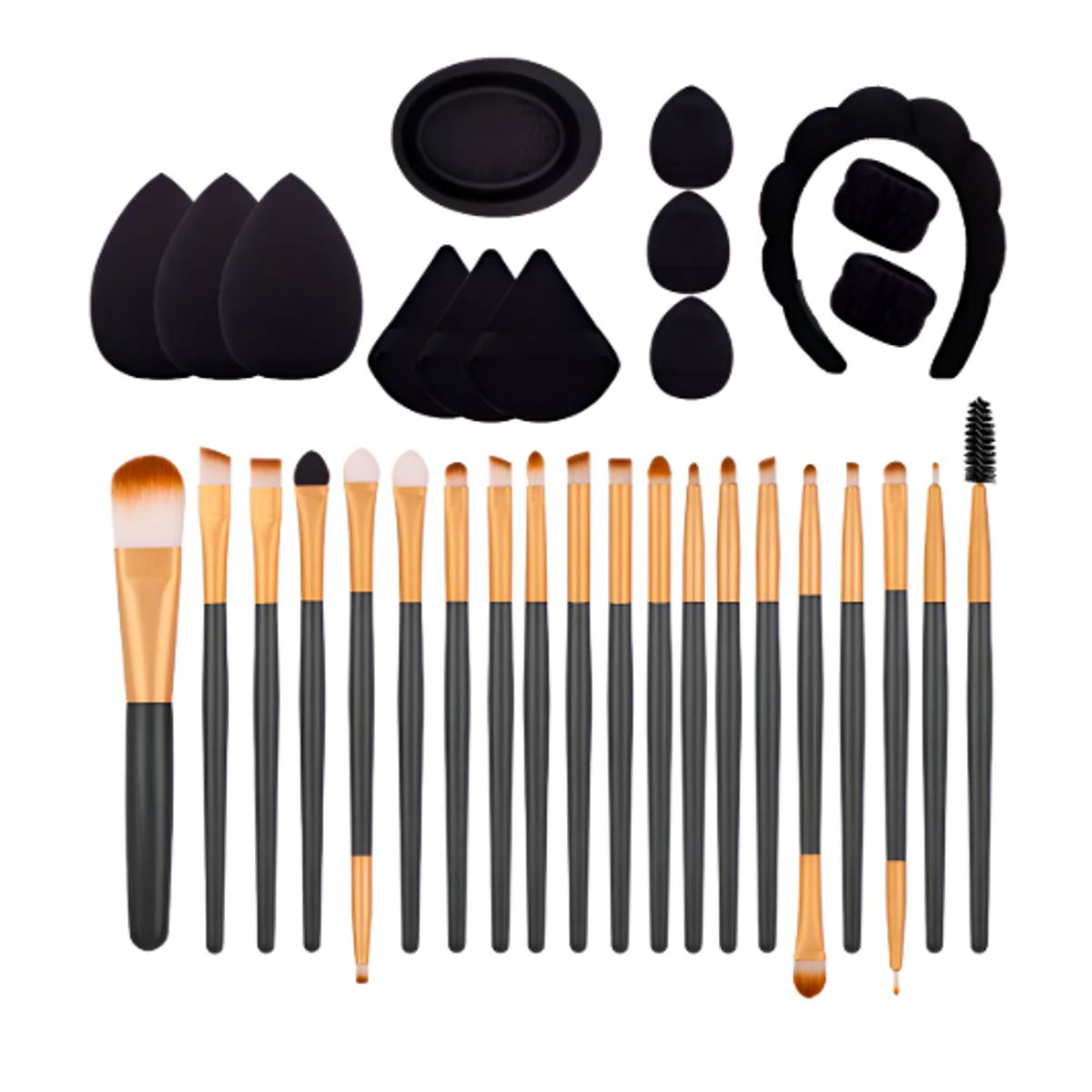 GENERICO - Set De 33 Pinceles De Maquillaje Profesionales