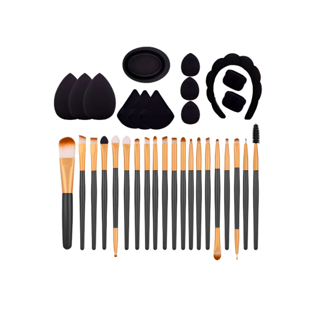 GENERICO - Set De 33 Pinceles De Maquillaje Profesionales