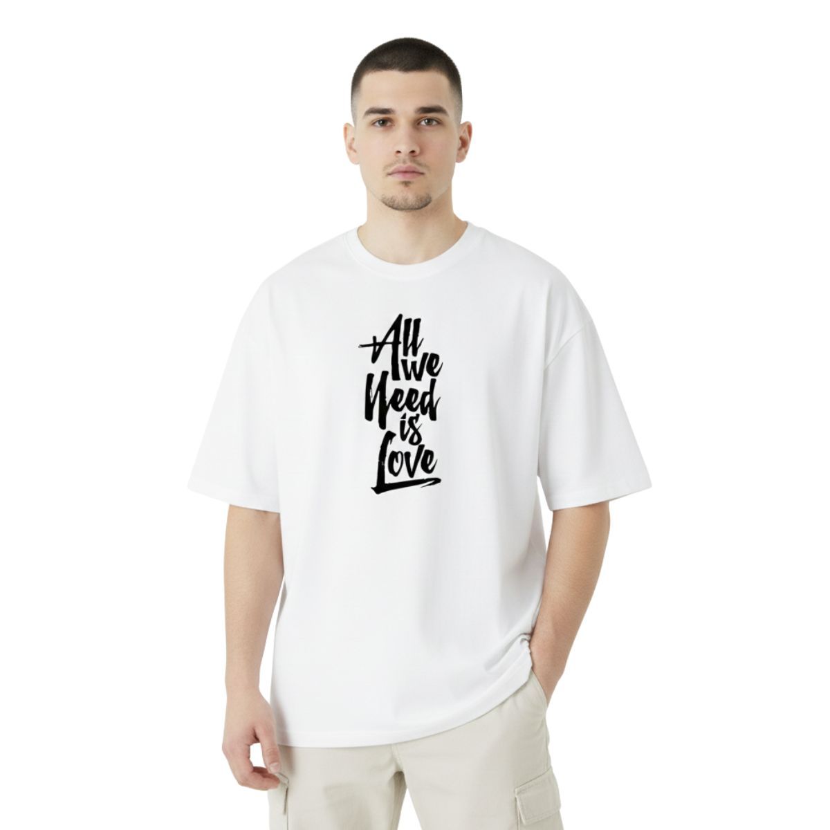 TRIPLE PLAY - Polera Oversize Streetwear 100% Algodón Canserbero