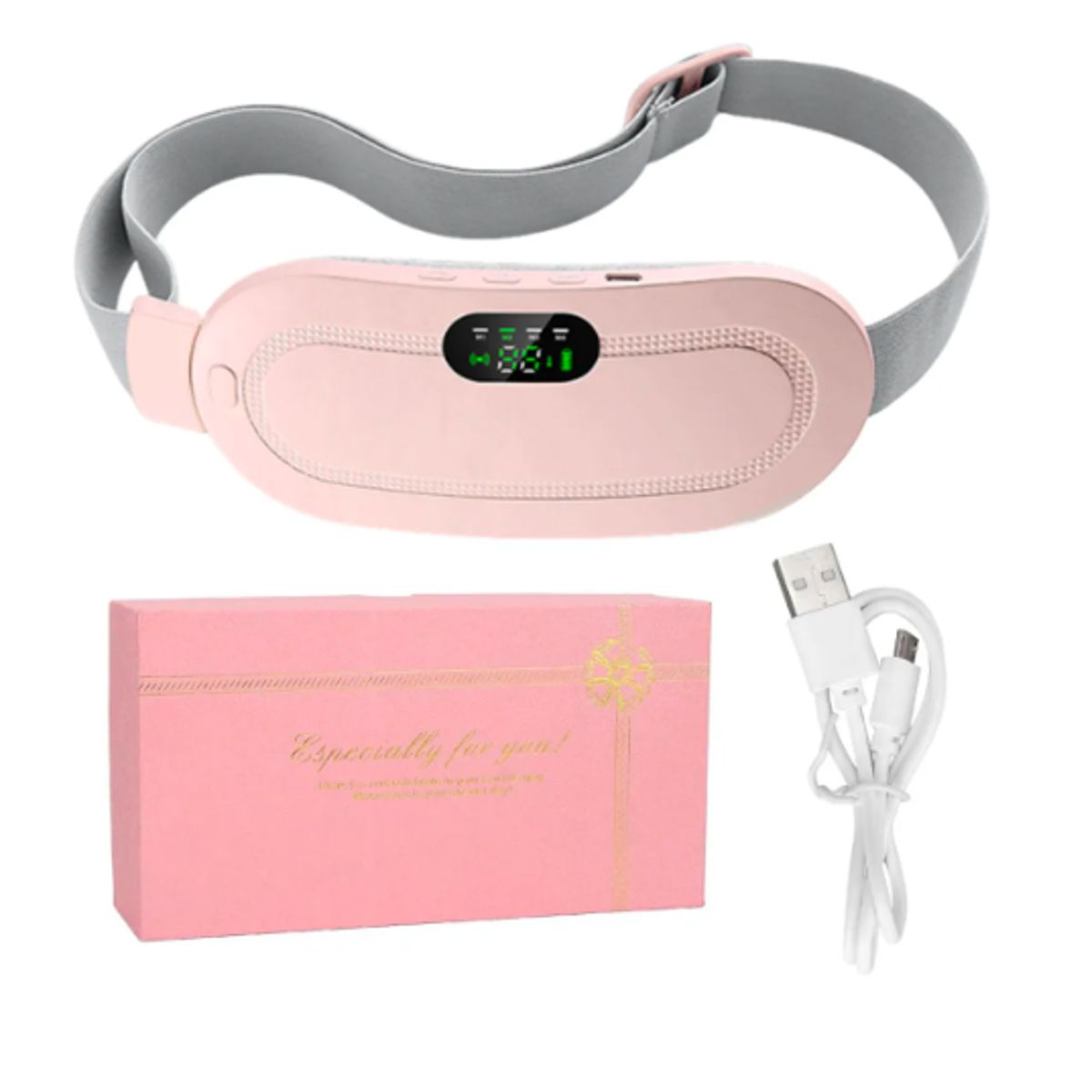 GENERICO - Masajeador Menstruales Guatero Alivio Cólicos Calentador Usb