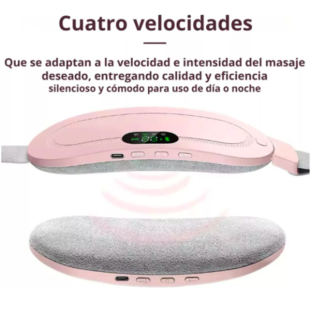 GENERICO - Masajeador Menstruales Guatero Alivio Cólicos Calentador Usb