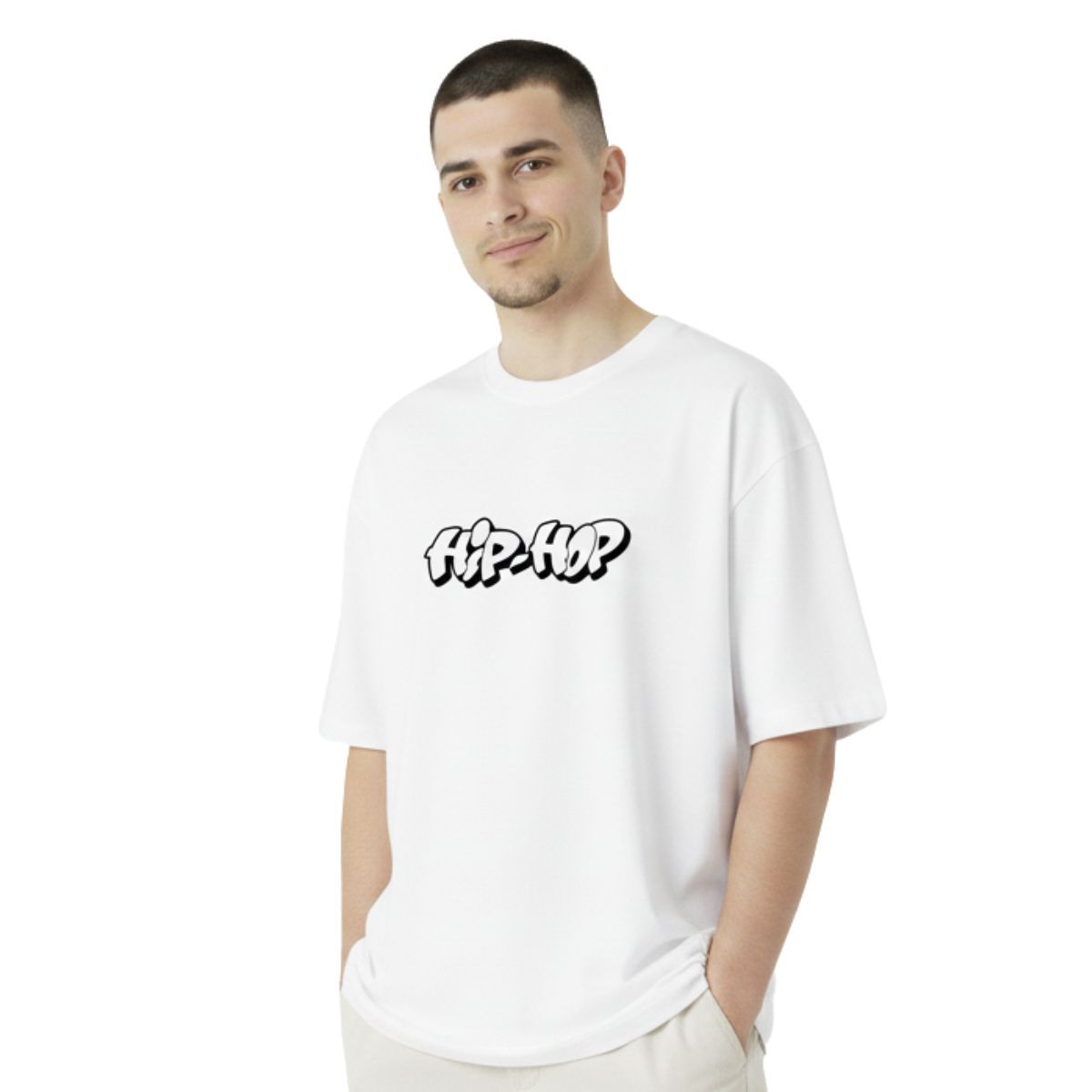 TRIPLE PLAY - Polera Oversize Streetwear 100% Algodón Hip Hop