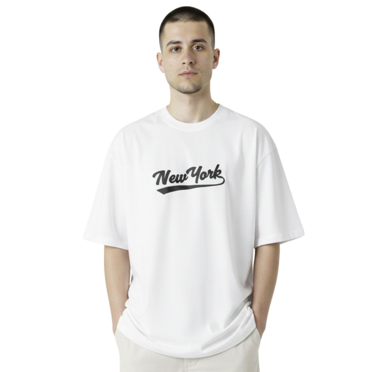 TRIPLE PLAY - Polera Oversize Streetwear 100% Algodón New York