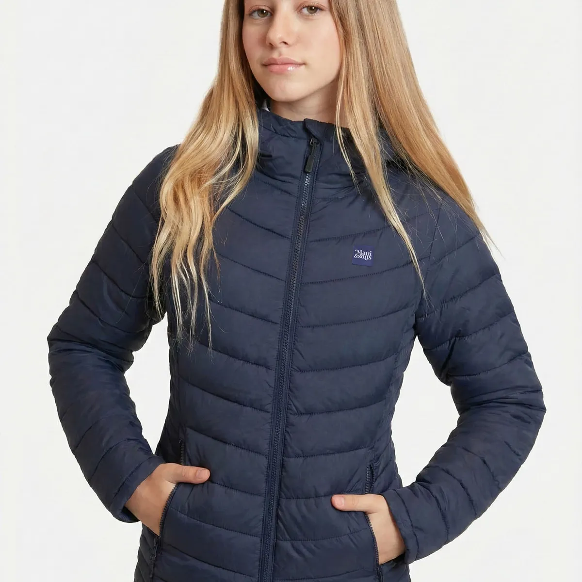 MAUI AND SONS - Parka Escolar Neowave Azul Mujer Juvenil Maui and sons