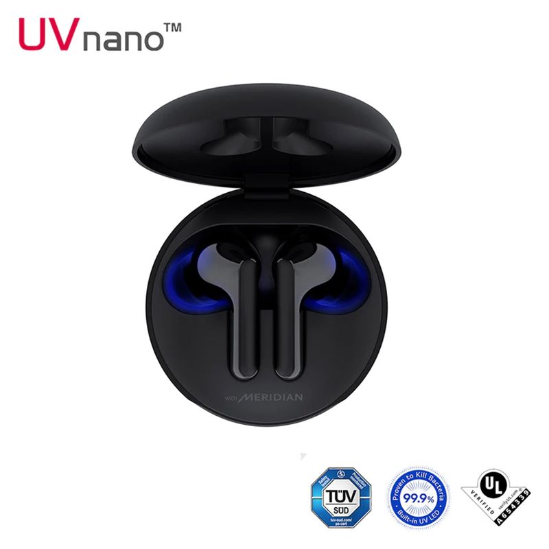 LG - Audífonos Lg Tone Free Fn6 Uv Nano Negro