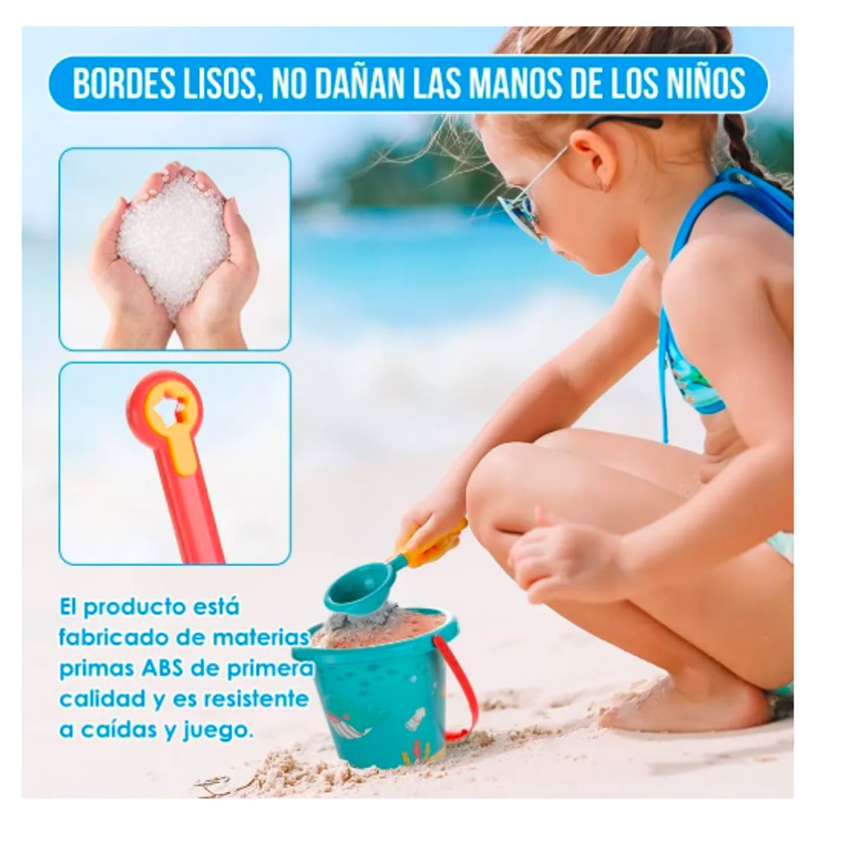 GENERICO - Juguetes Playa Verano Aire Libre Con Bolsa Y Cubo Pala 18pcs