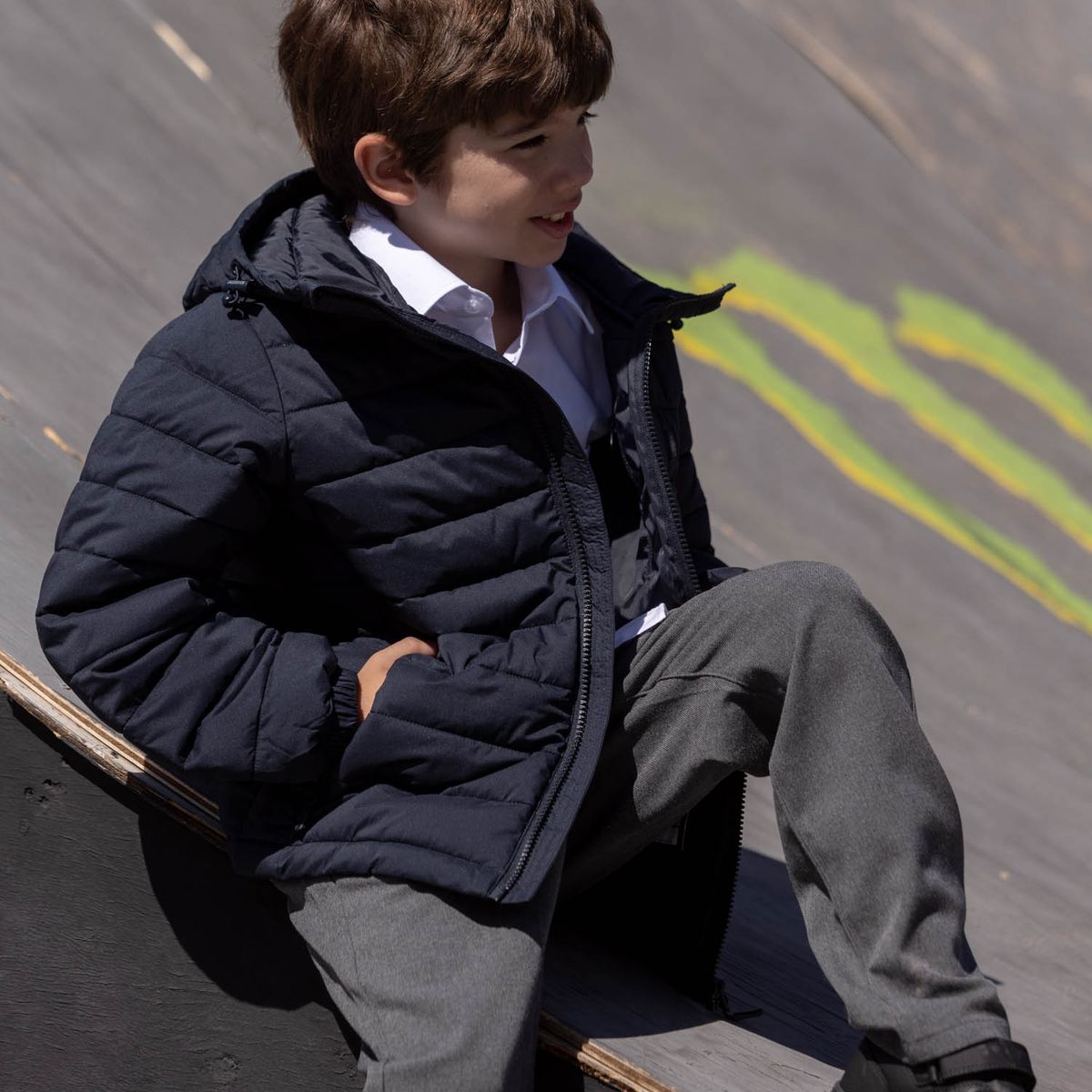 MAUI AND SONS - Parka Escolar Kalani Azul Infantil Maui and sons