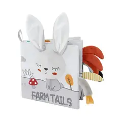 PLASTIMAR - Libro Táctil y Visual para Bebés Diseño Conejito