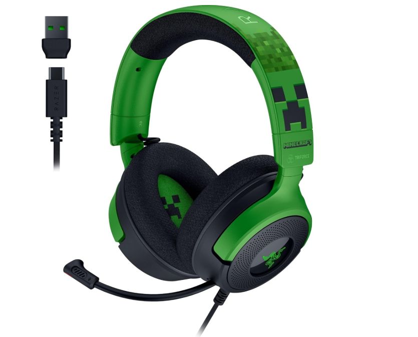 Audifonos Gamer Over Ear - Kraken V4 X Minecraft Edition - USB