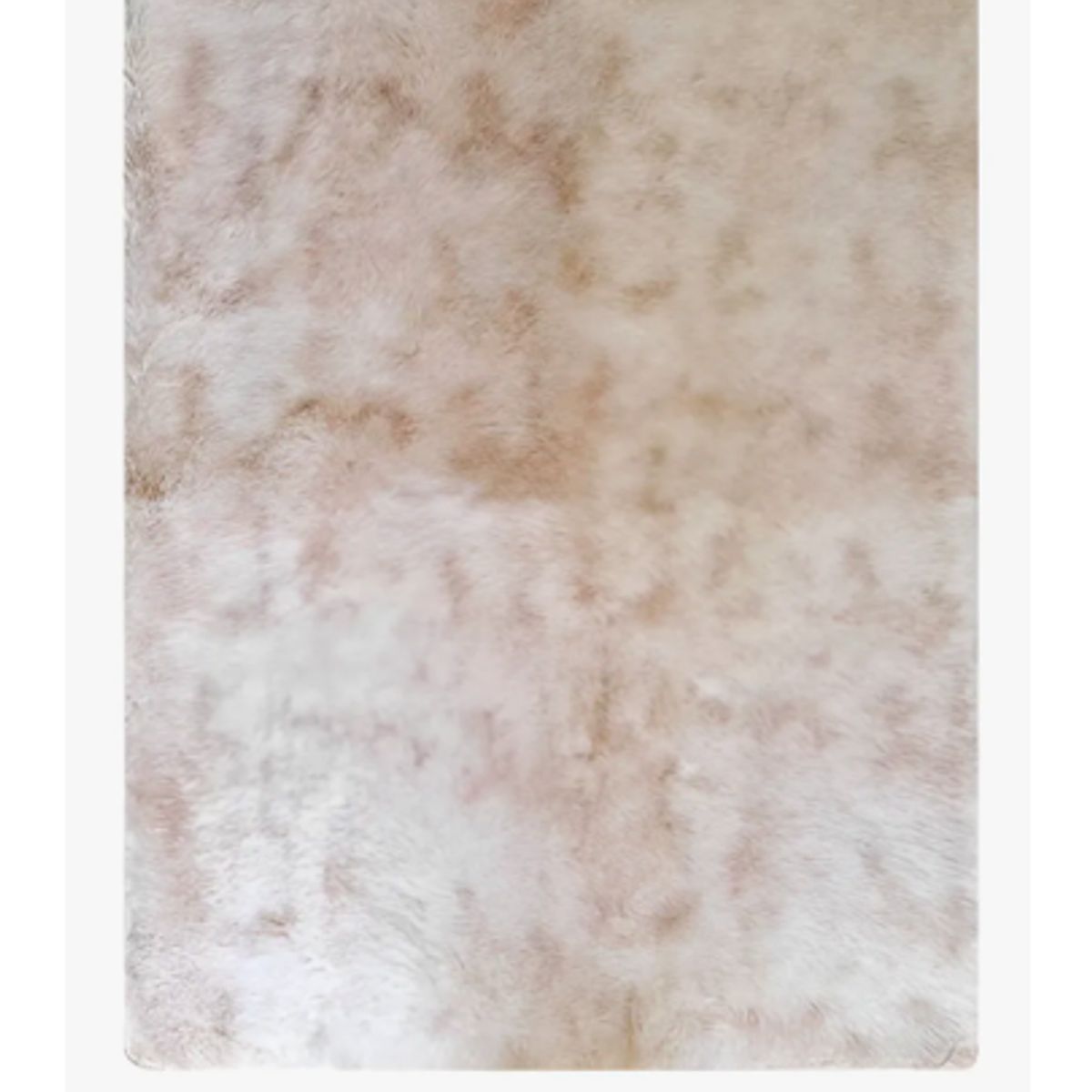 GENERICO - Alfombra Peluda 195×230cm Super Suave Colores Color Beige