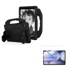 JOIGO - Carcasa Niños Anti Golpe Para Tab Samsung A11 Plus Lami Negro