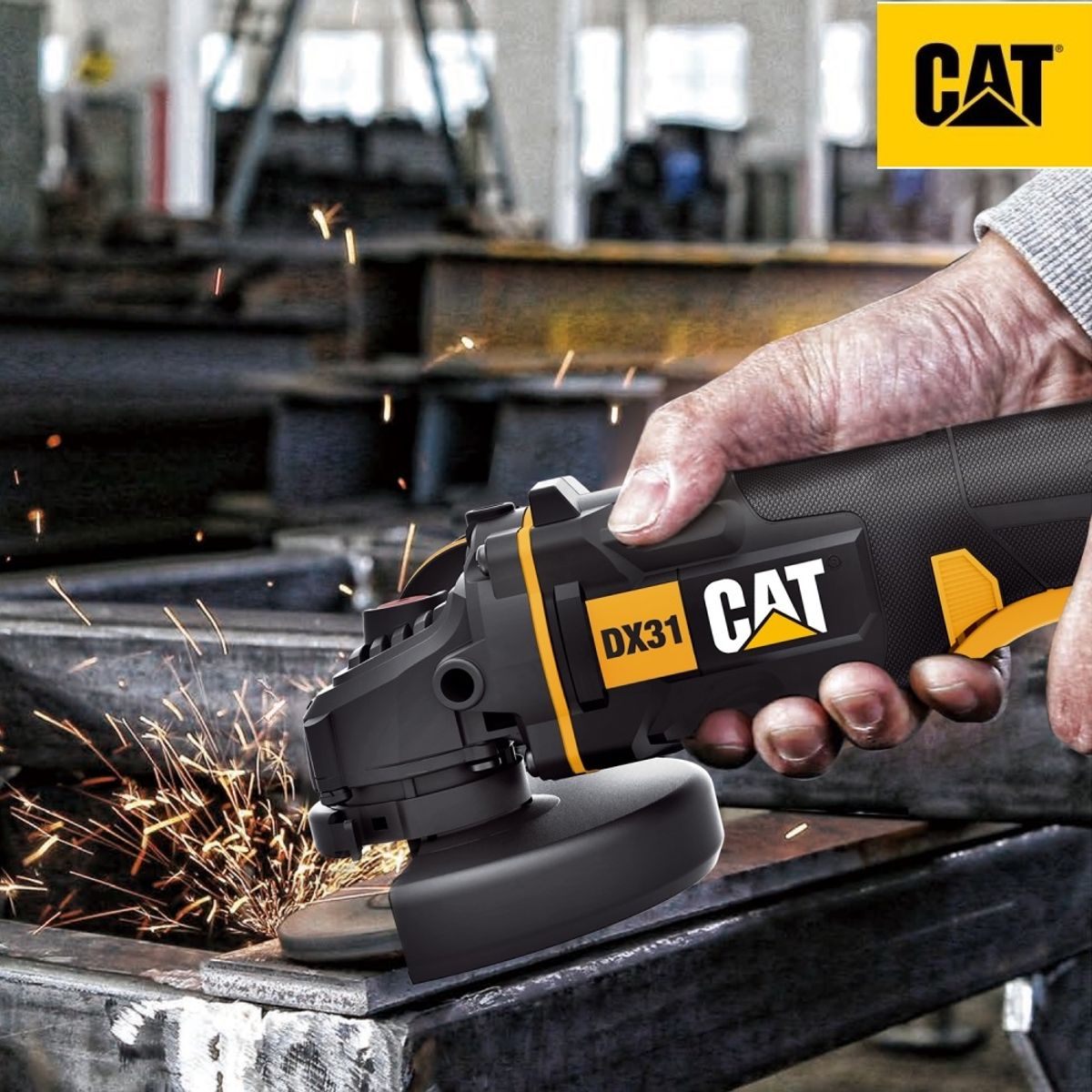 CAT - Esmeril Angular Inalámbrico 4 1/2 18V LI/ION CAT DX31B